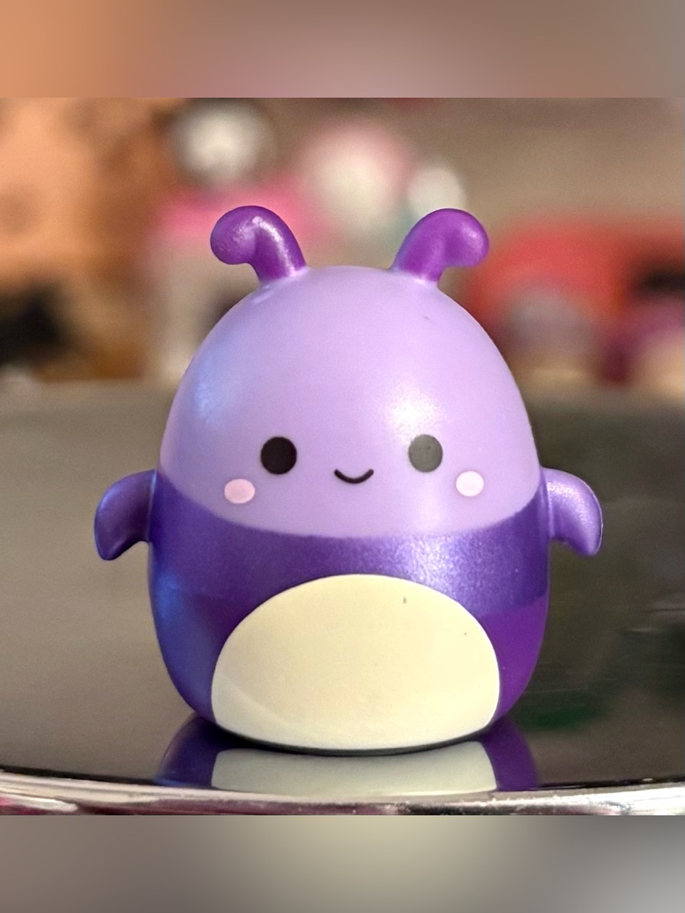 Axel the Purple Beetle 1" Squish A Long Squishmallow Accessory